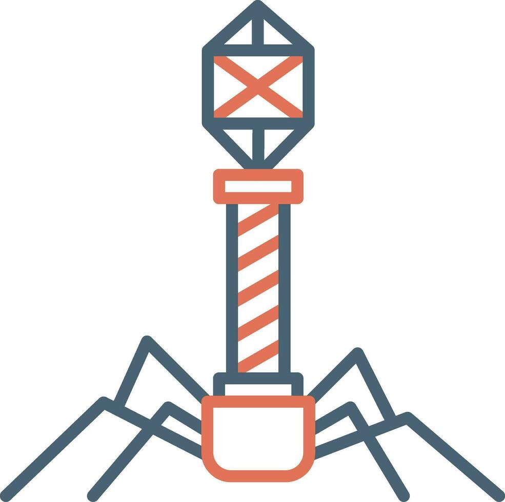 Bacteriophage Vector Icon