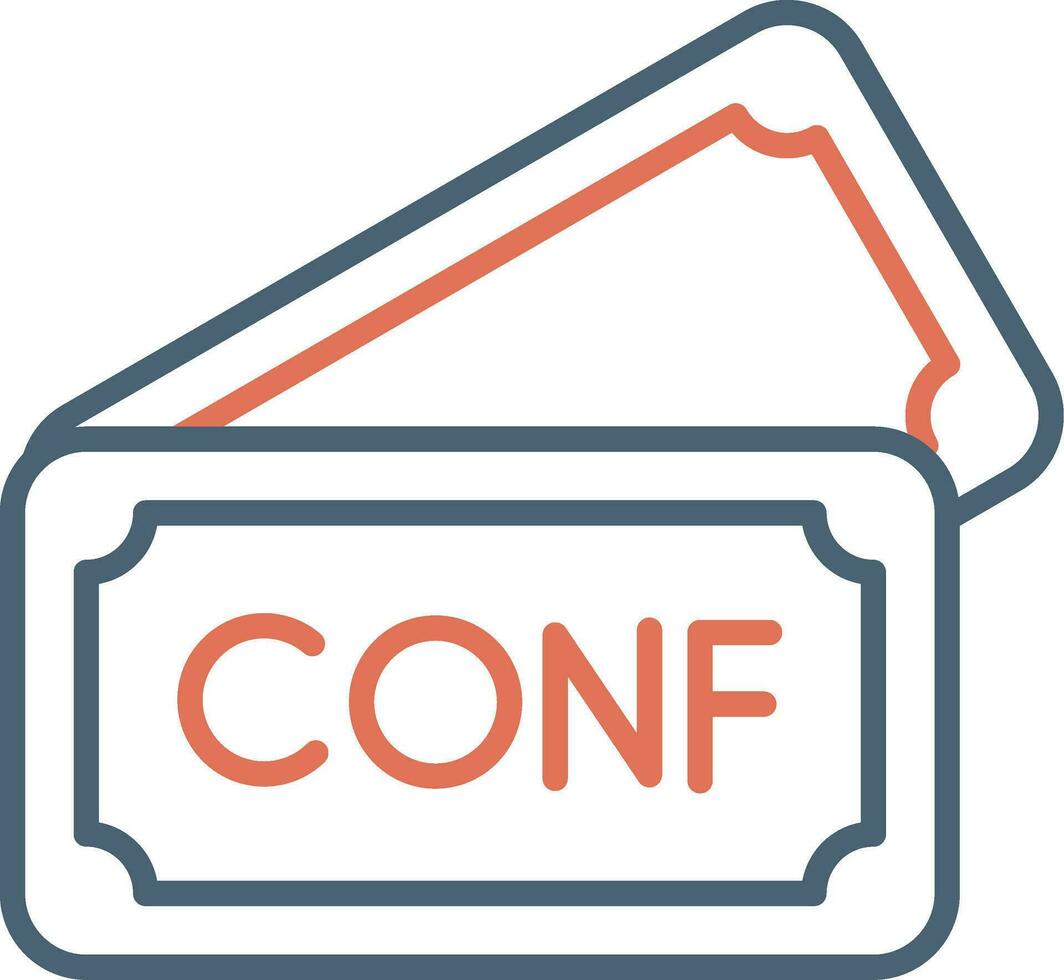 Ticket Vector Icon