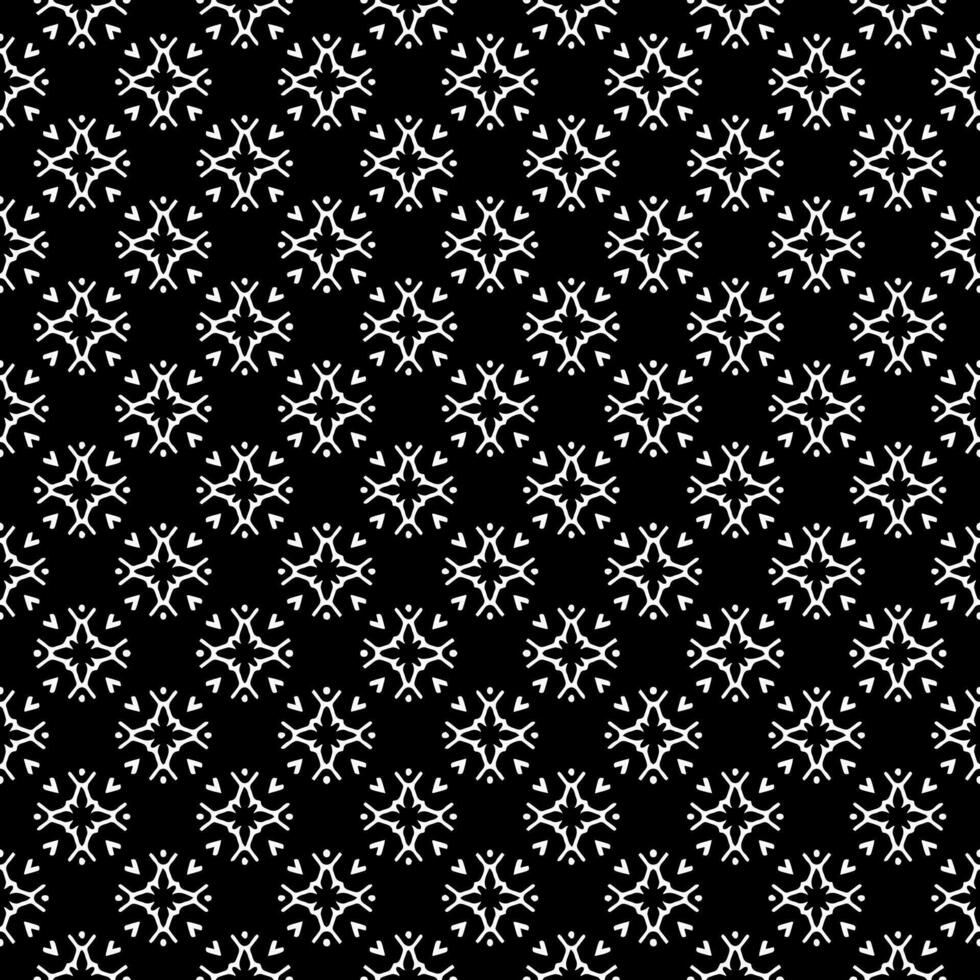 Black and white seamless pattern texture. Greyscale ornamental graphic design. vector