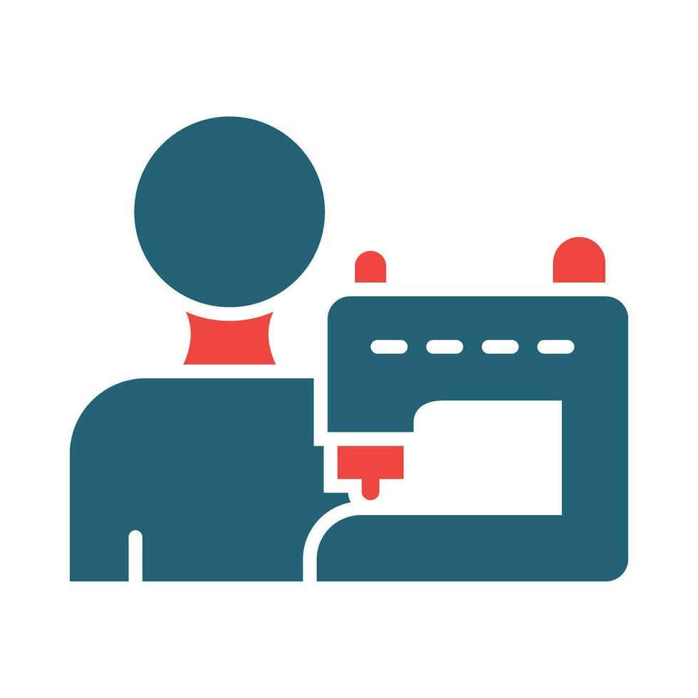Tailor Vector Glyph Two Color Icon For Personal And Commercial Use.
