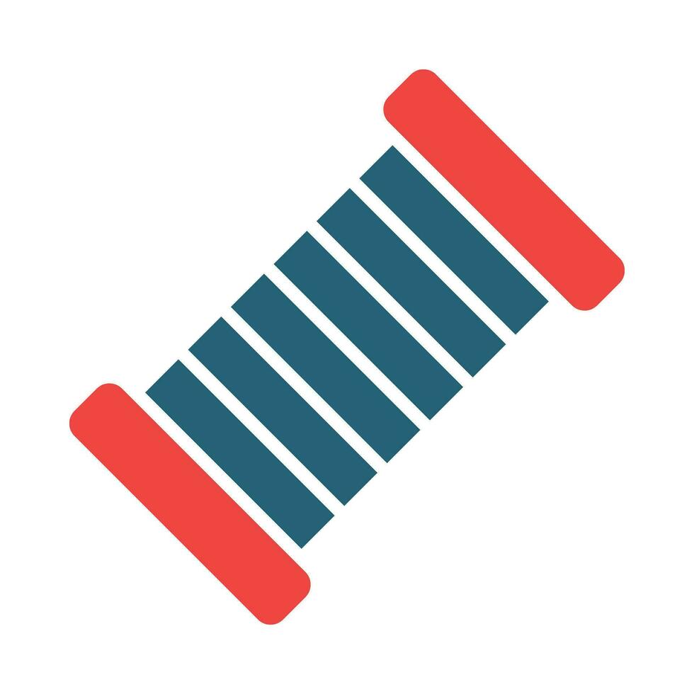 Thread Vector Glyph Two Color Icon For Personal And Commercial Use.