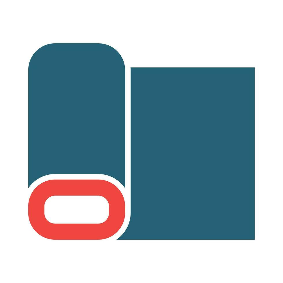 Fabric Vector Glyph Two Color Icon For Personal And Commercial Use.