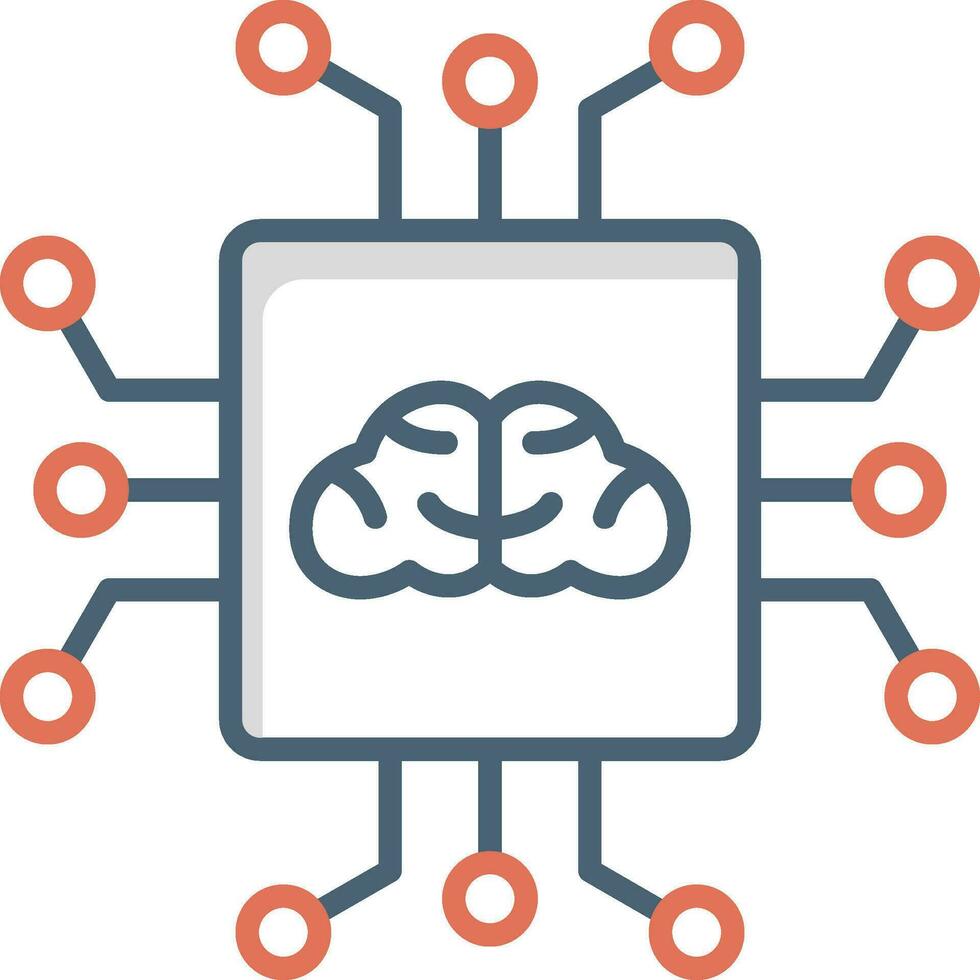 Artificial Intelligence Vector Icon