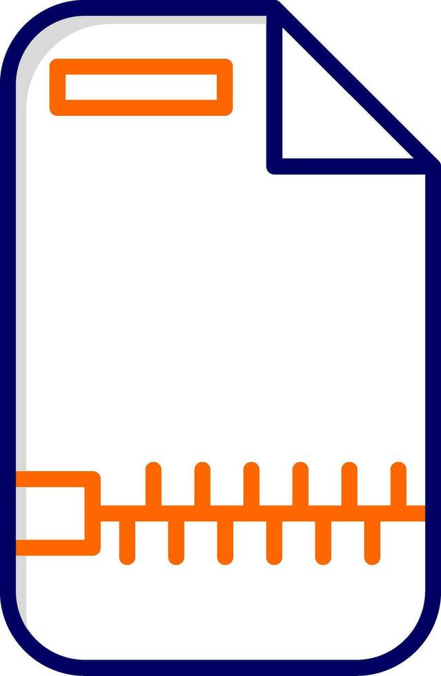 Zip File Vector Icon