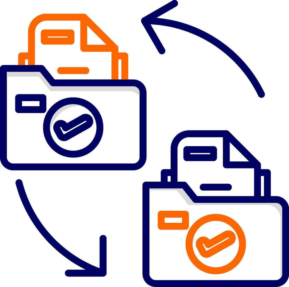 Folder Management Vector Icon