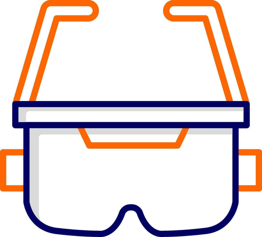 icono de vector de gafas ar