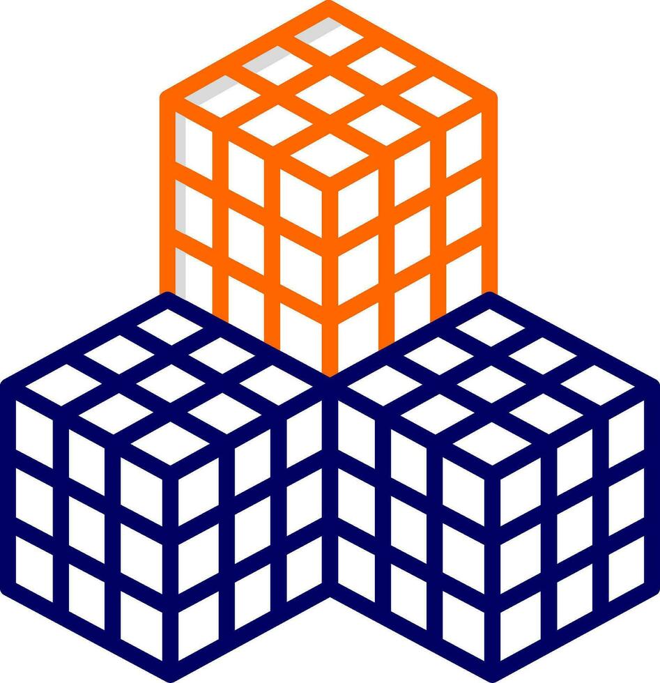 Cubes Vector Icon