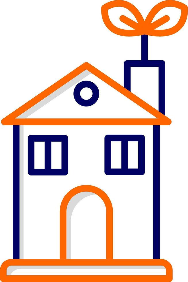 Eco House Vector Icon