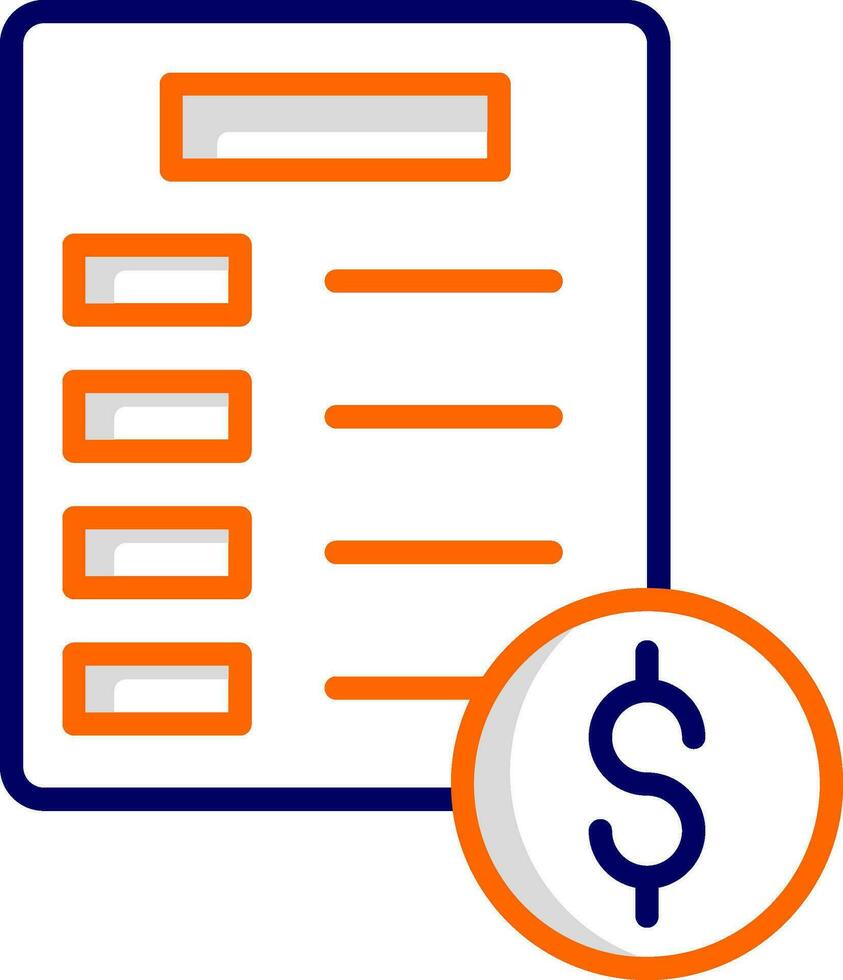 Invoice Vector Icon