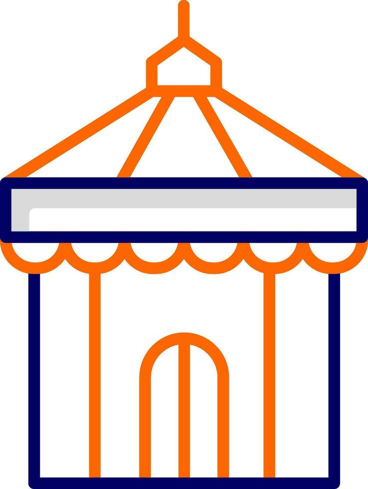 icono de vector de carpa de circo