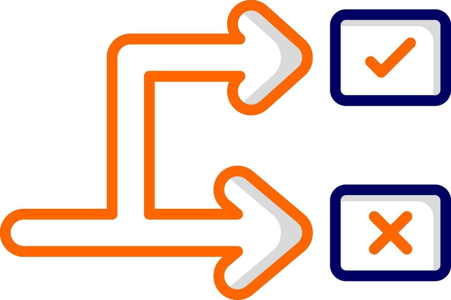Bifurcation Vector Icon