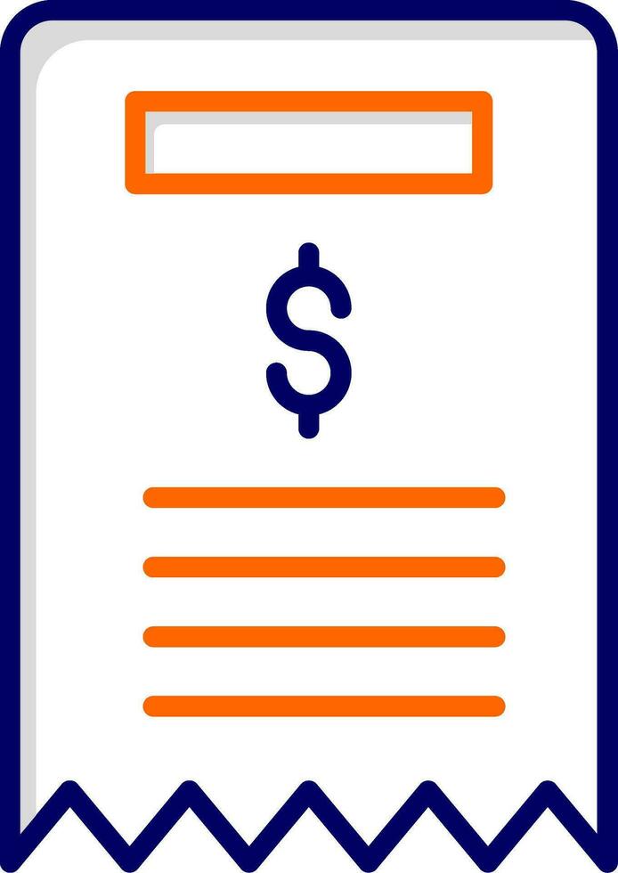 Bill Vector Icon