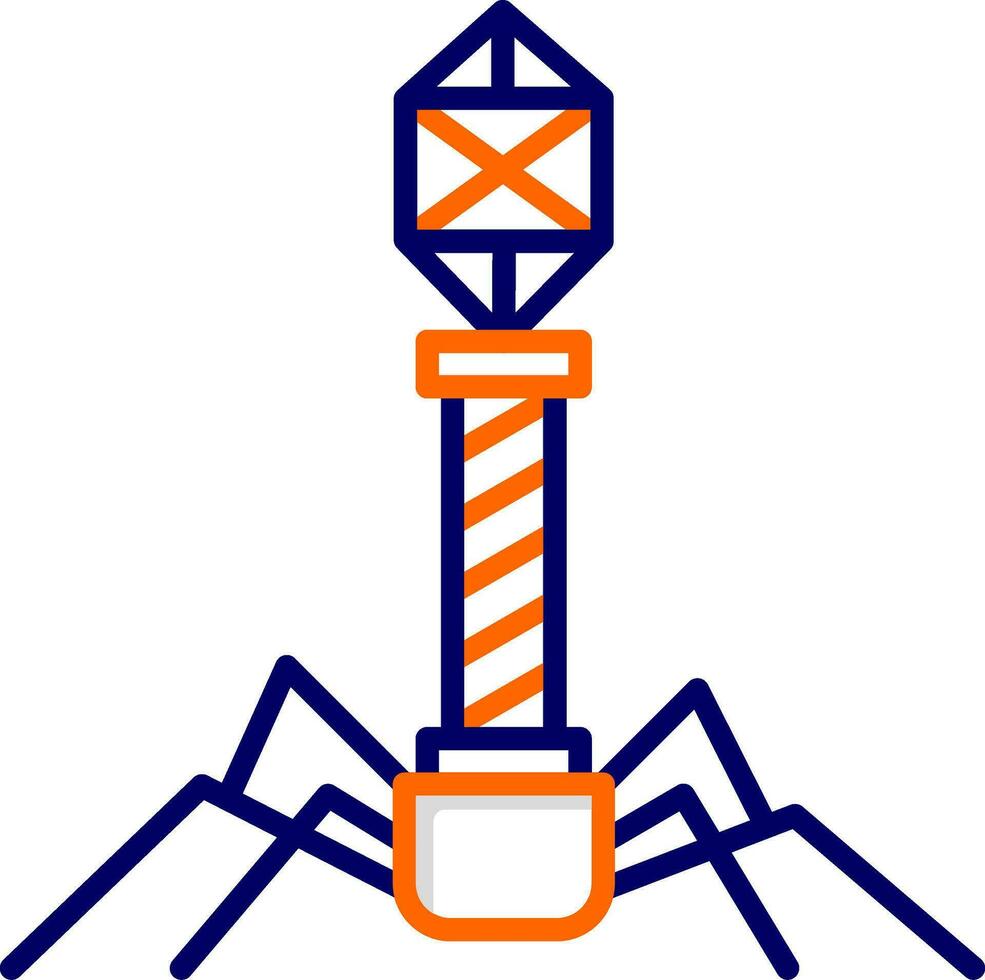 Bacteriophage Vector Icon