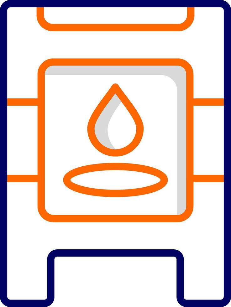 Wet Floor Vector Icon