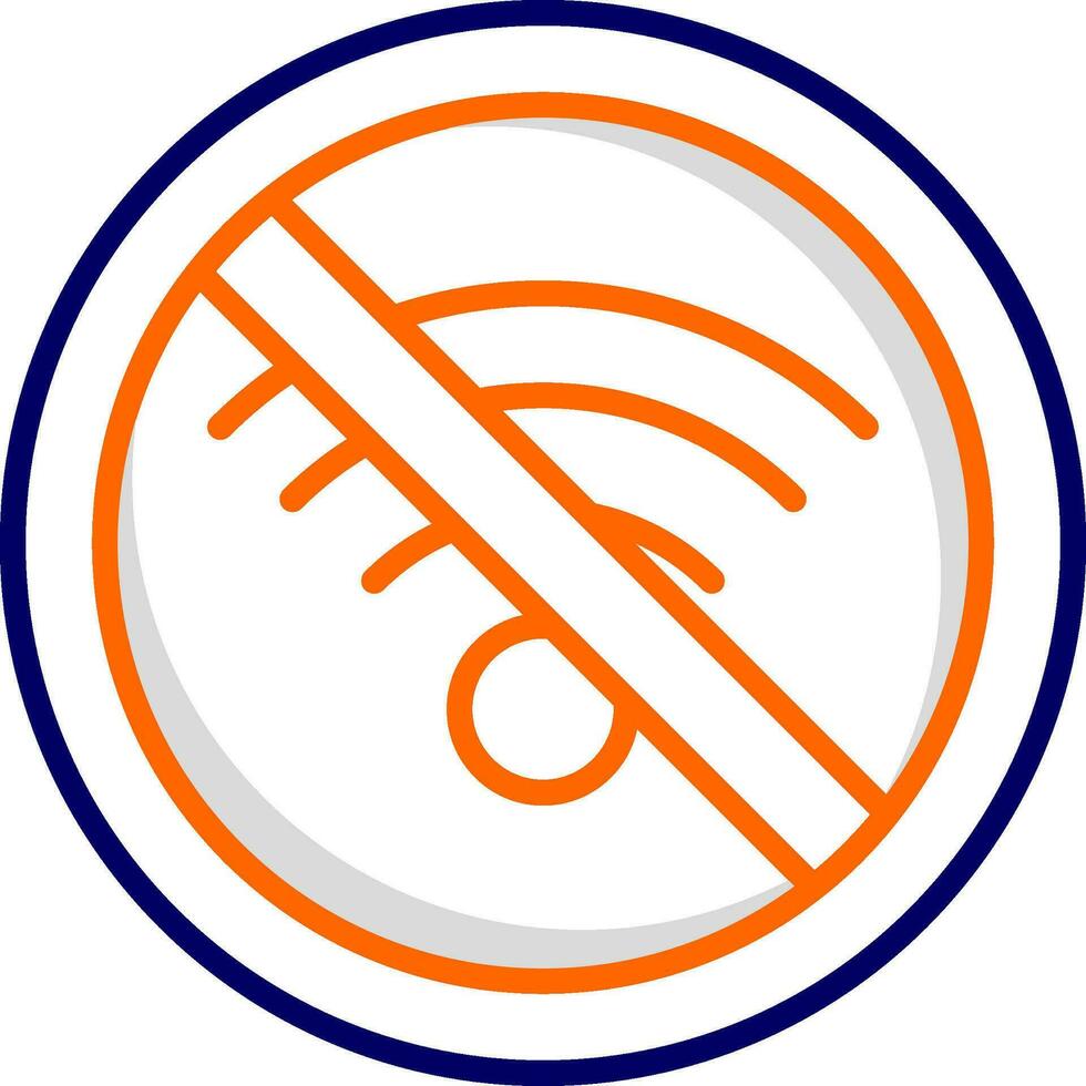 No Wifi Vector Icon