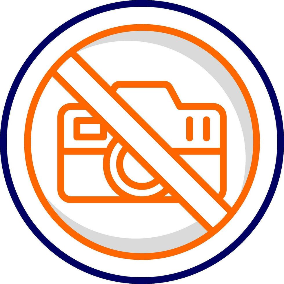 No Camera Vector Icon
