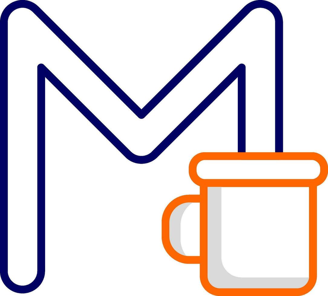 Capital M Vector Icon