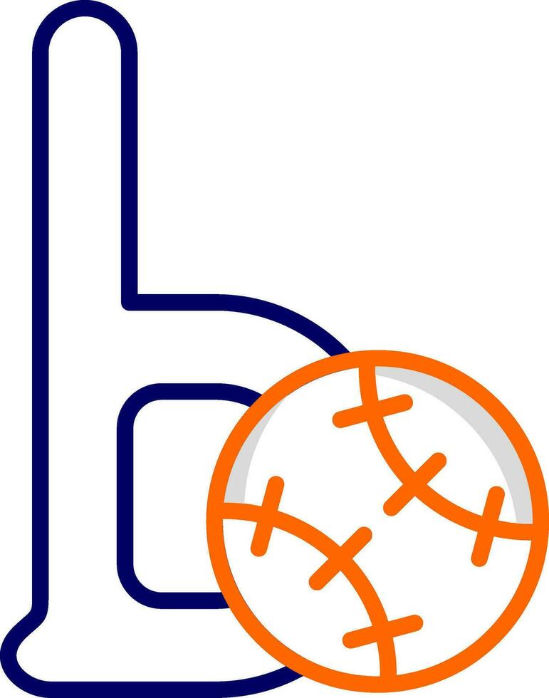 Small B Vector Icon