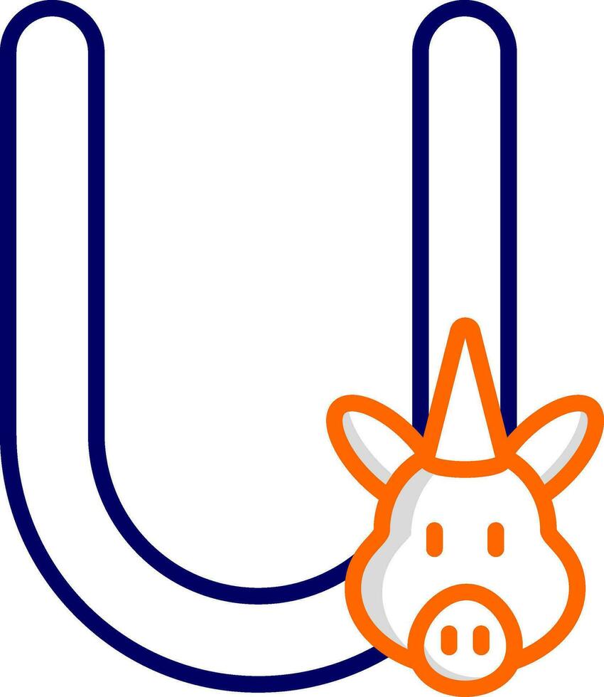 Capital U Vector Icon