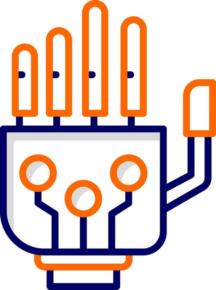 Robotic Hand Vector Icon