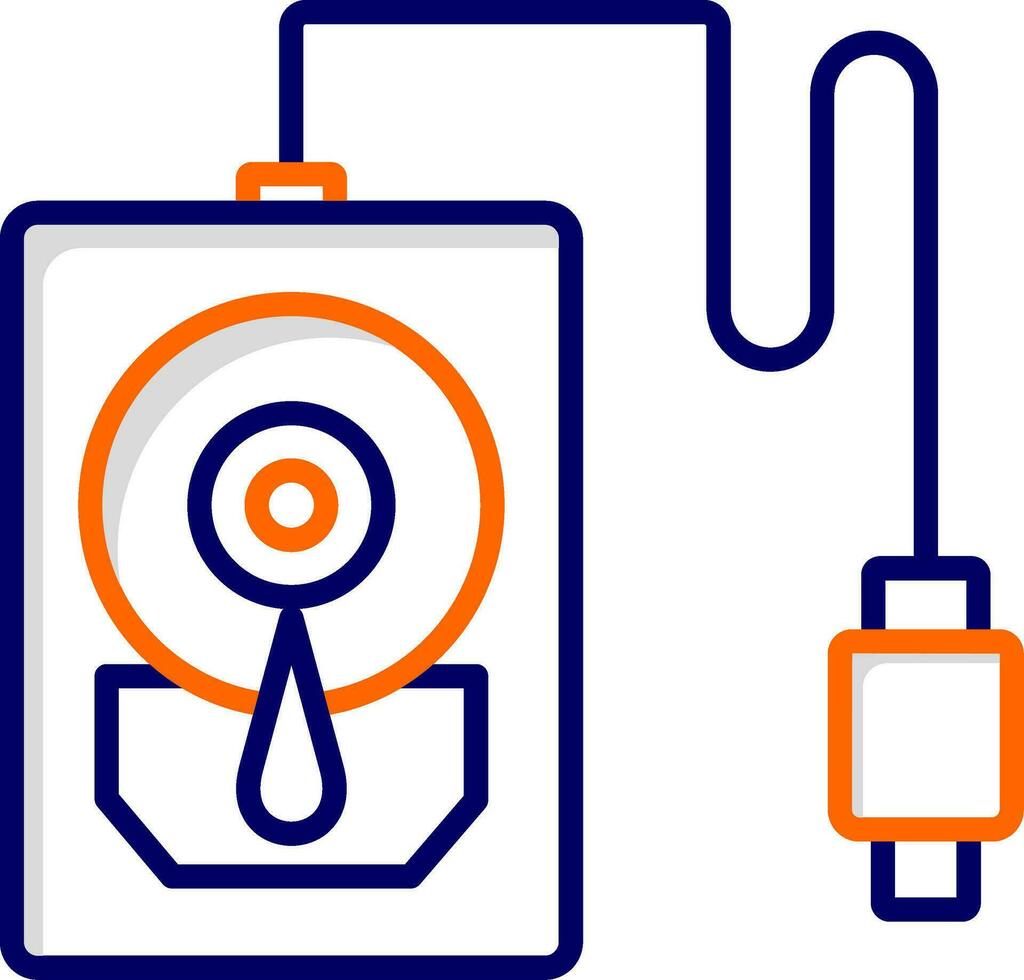 Hard Disk Vector Icon