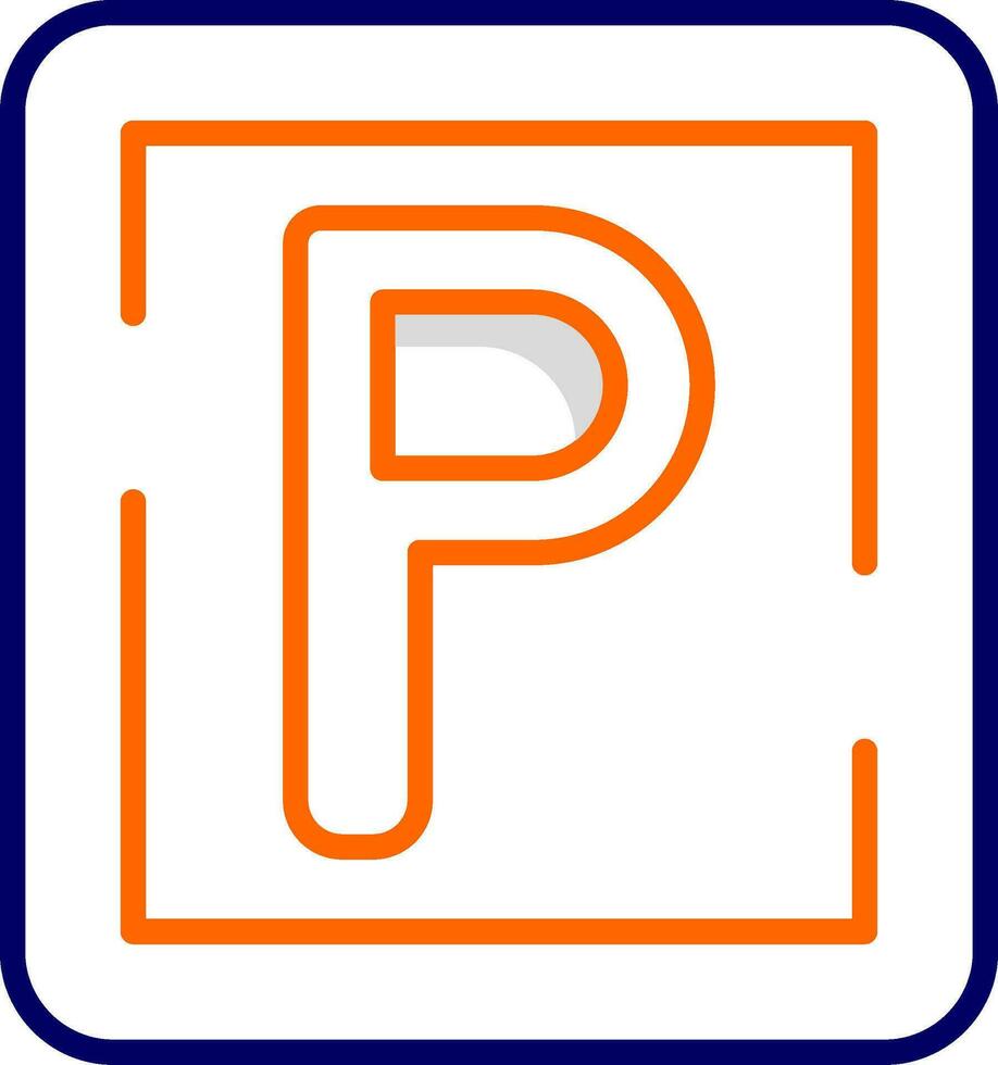 Parking Sign Vector Icon