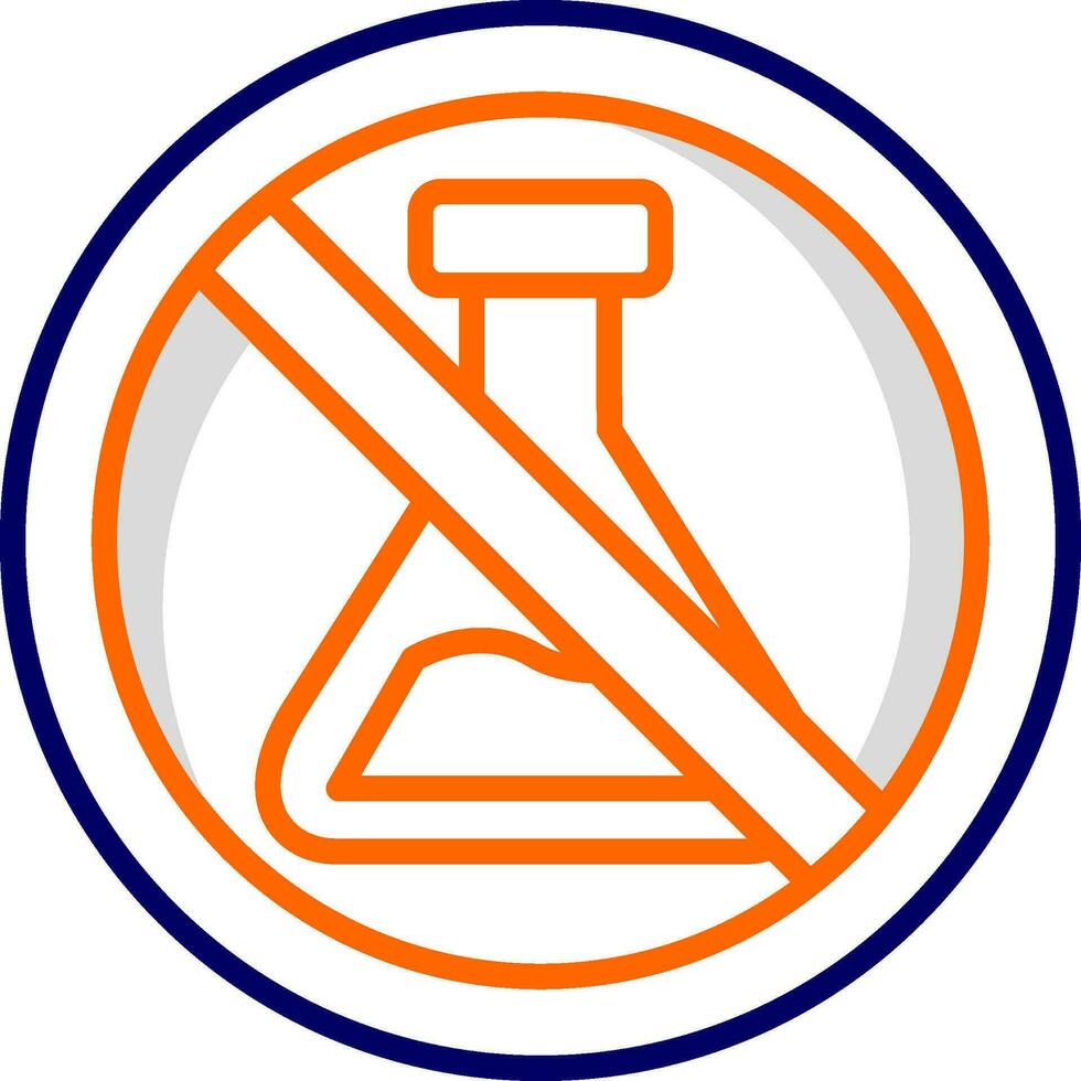 No Chemical Vector Icon