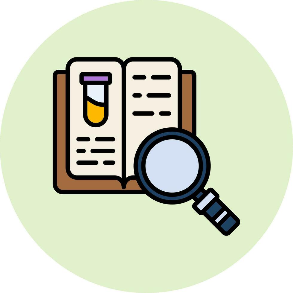 icono de vector de investigación