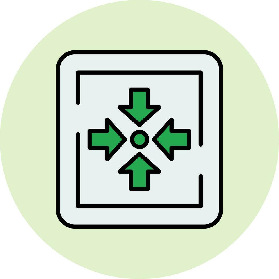 Assembly Point Sign Vector Icon
