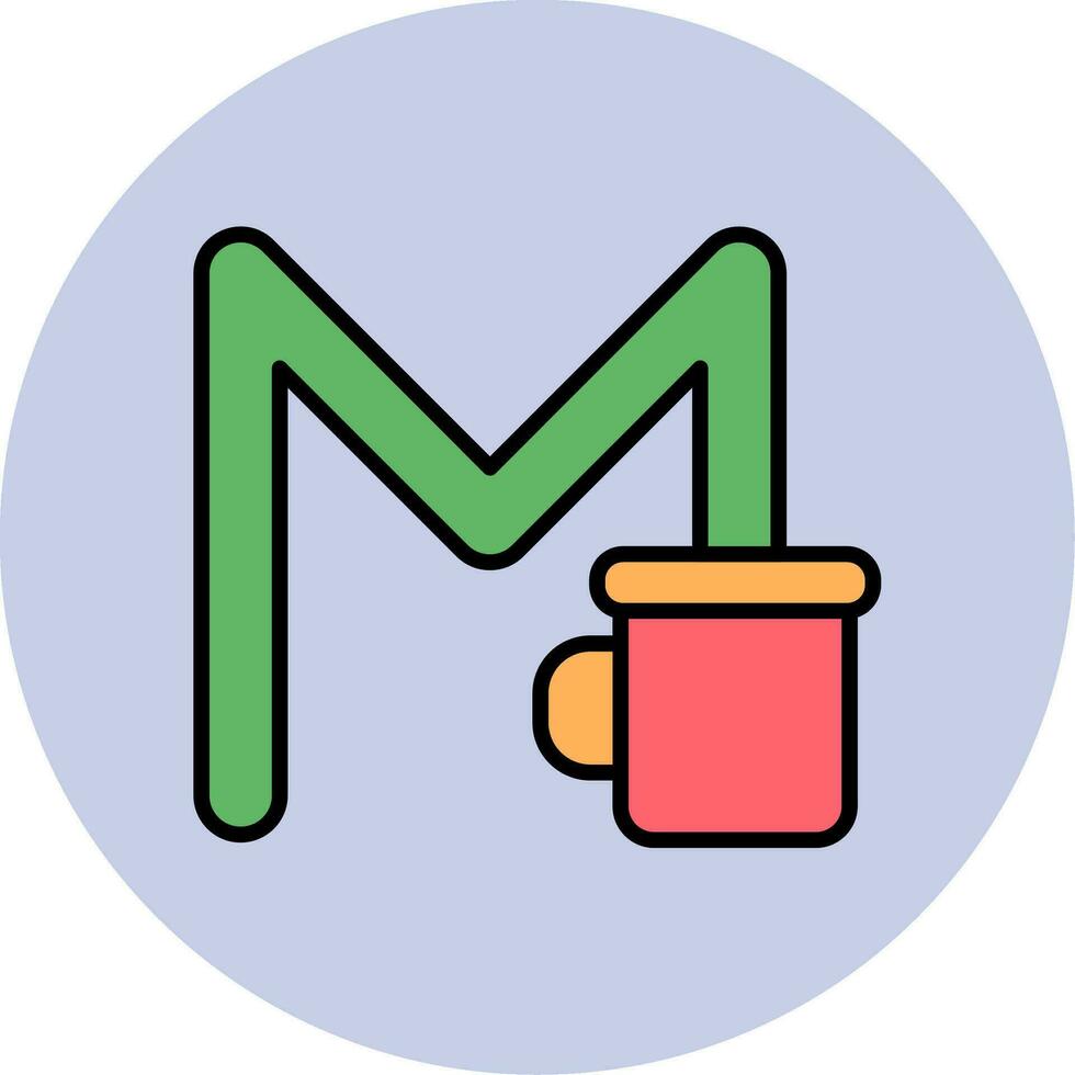 Capital M Vector Icon
