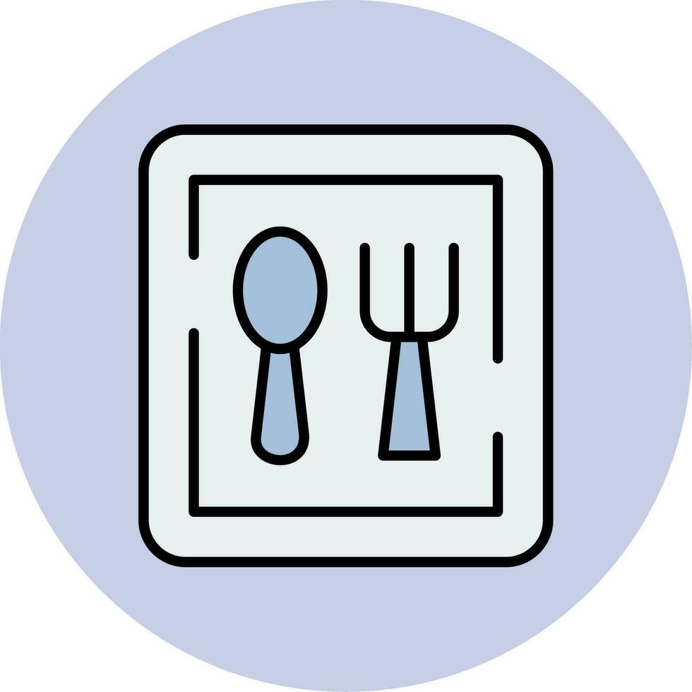 Restaurant Sign Vector Icon