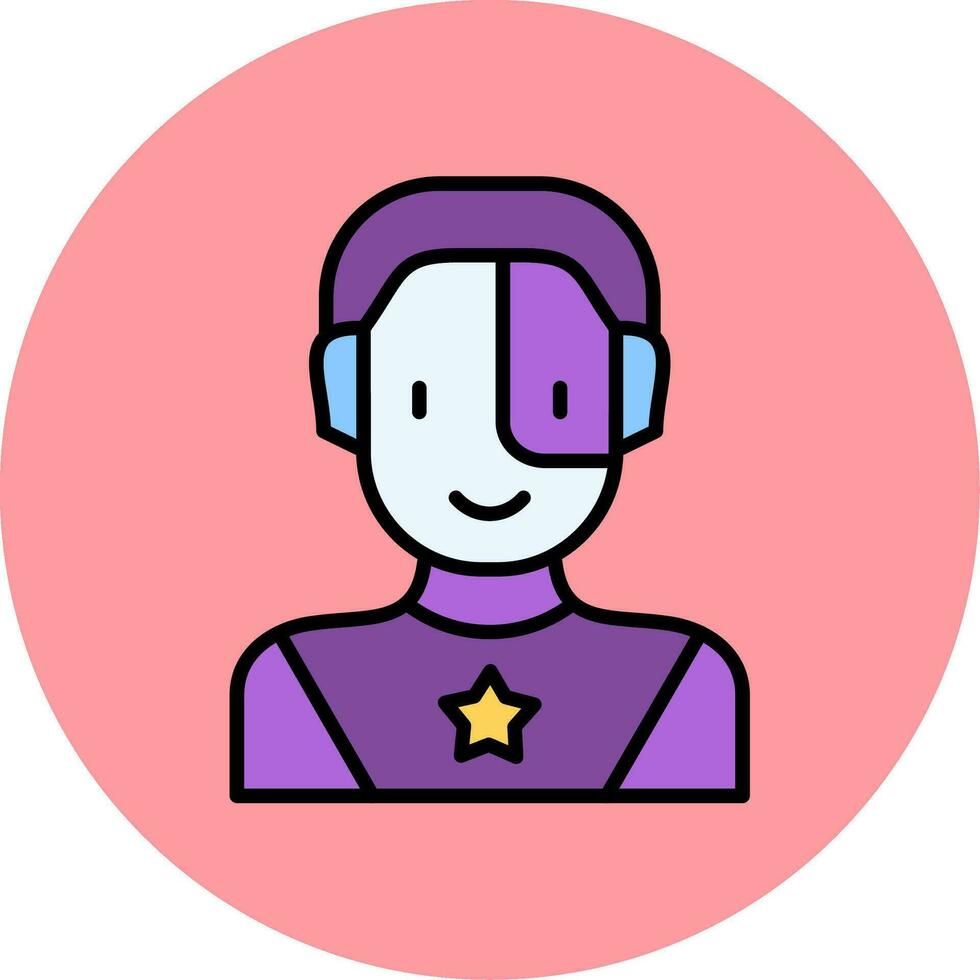 Superhero Vector Icon