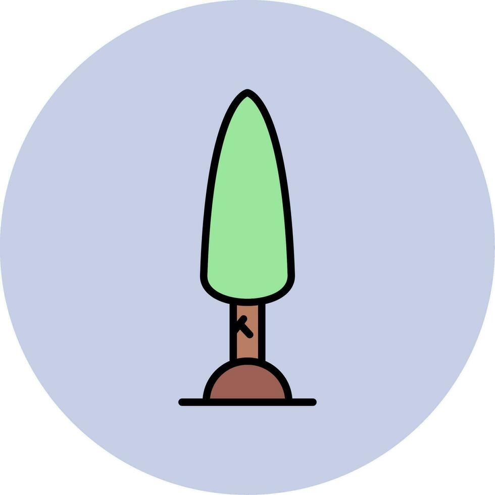 Poplar Vector Icon