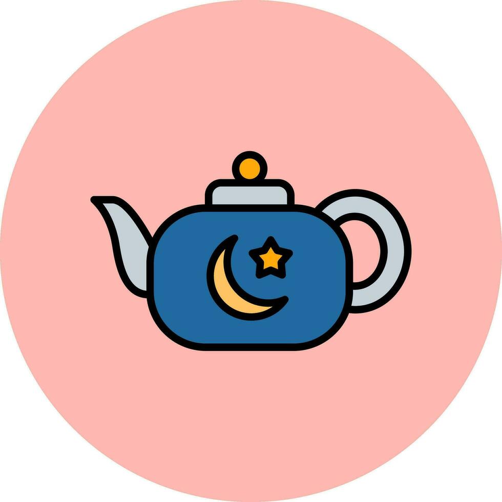 té maceta vector icono