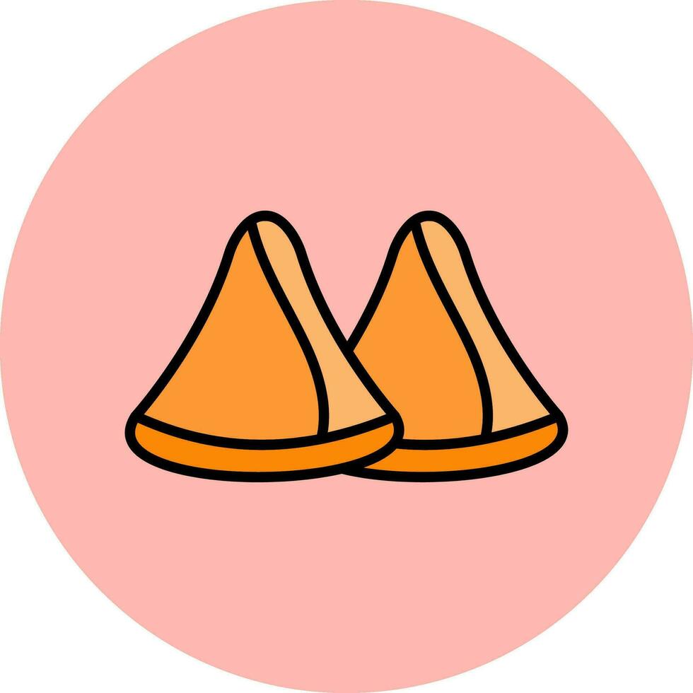 icono de vector de samosa