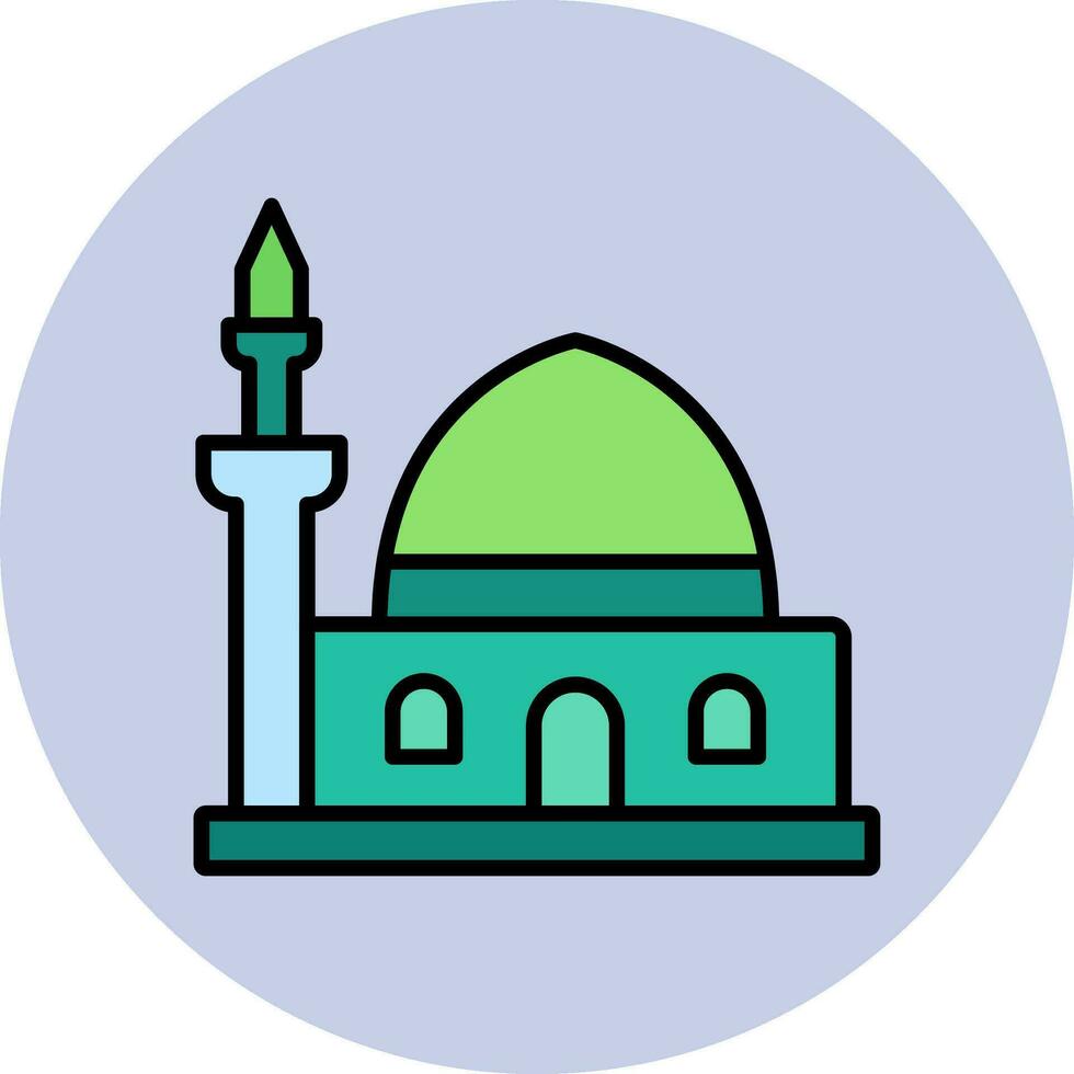 The Prophets Mosque Vector Icon