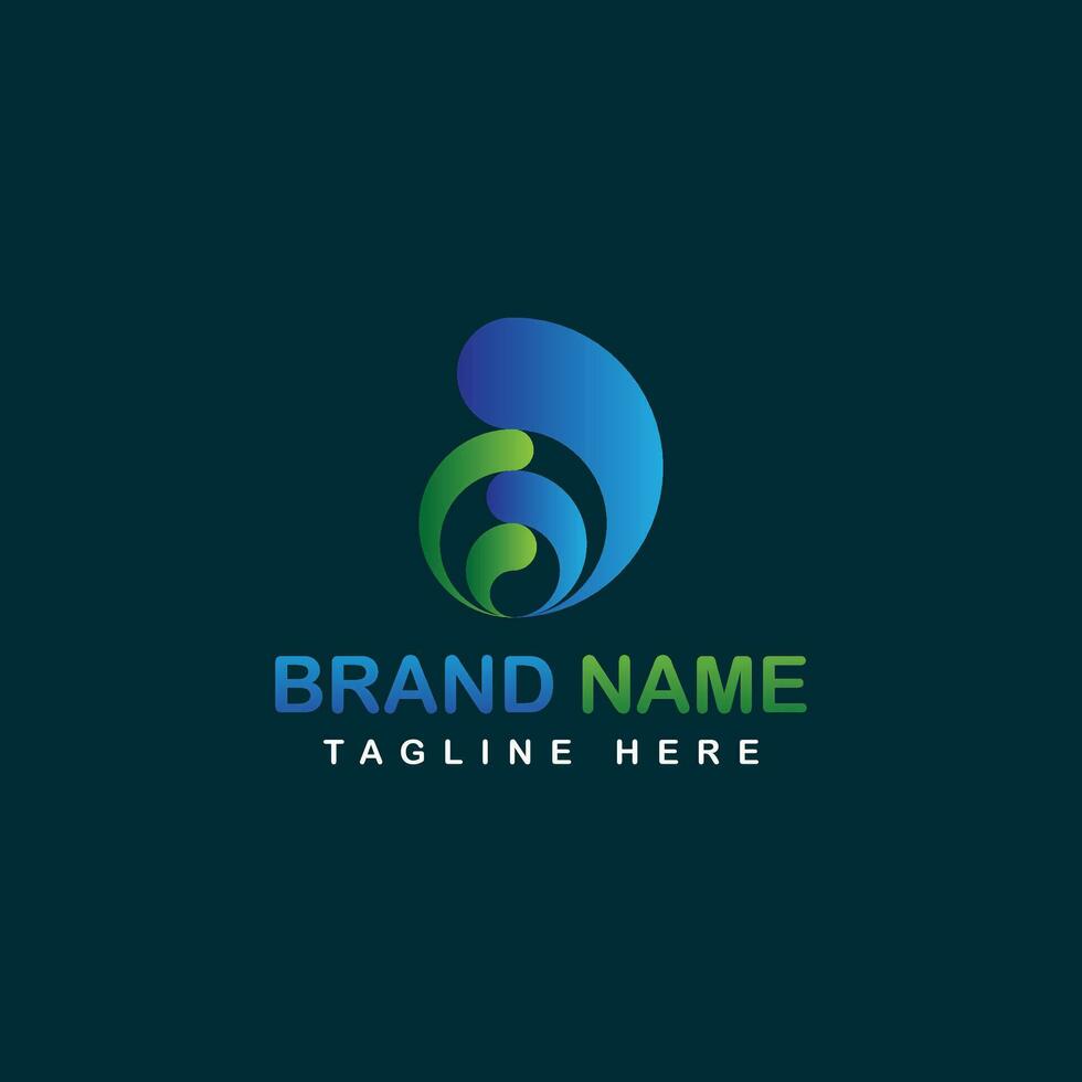 Simple Luxury Design Logo Icon vector