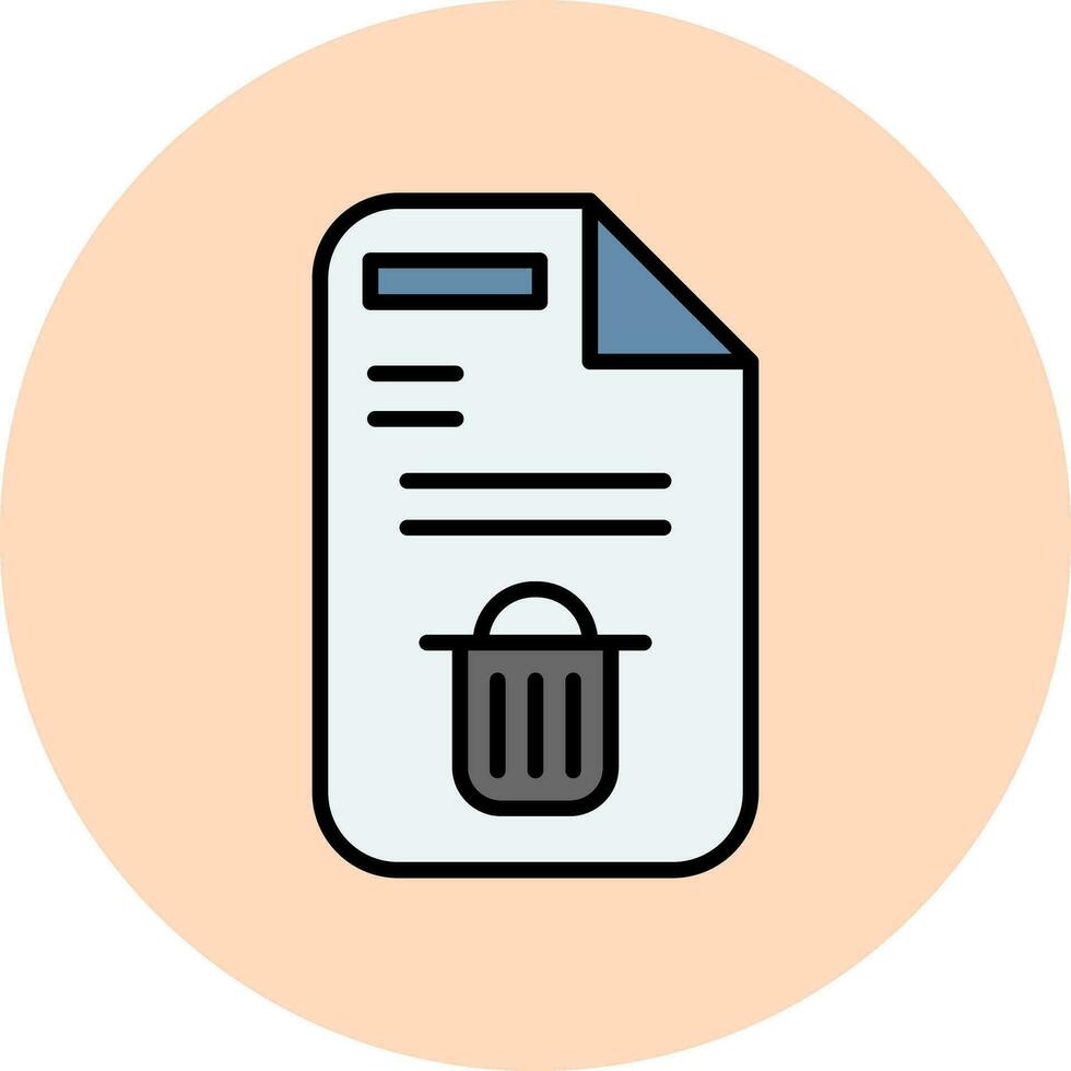 Delete Button Vector Icon