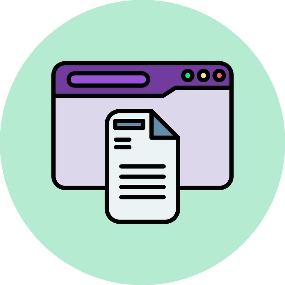Document Vector Icon