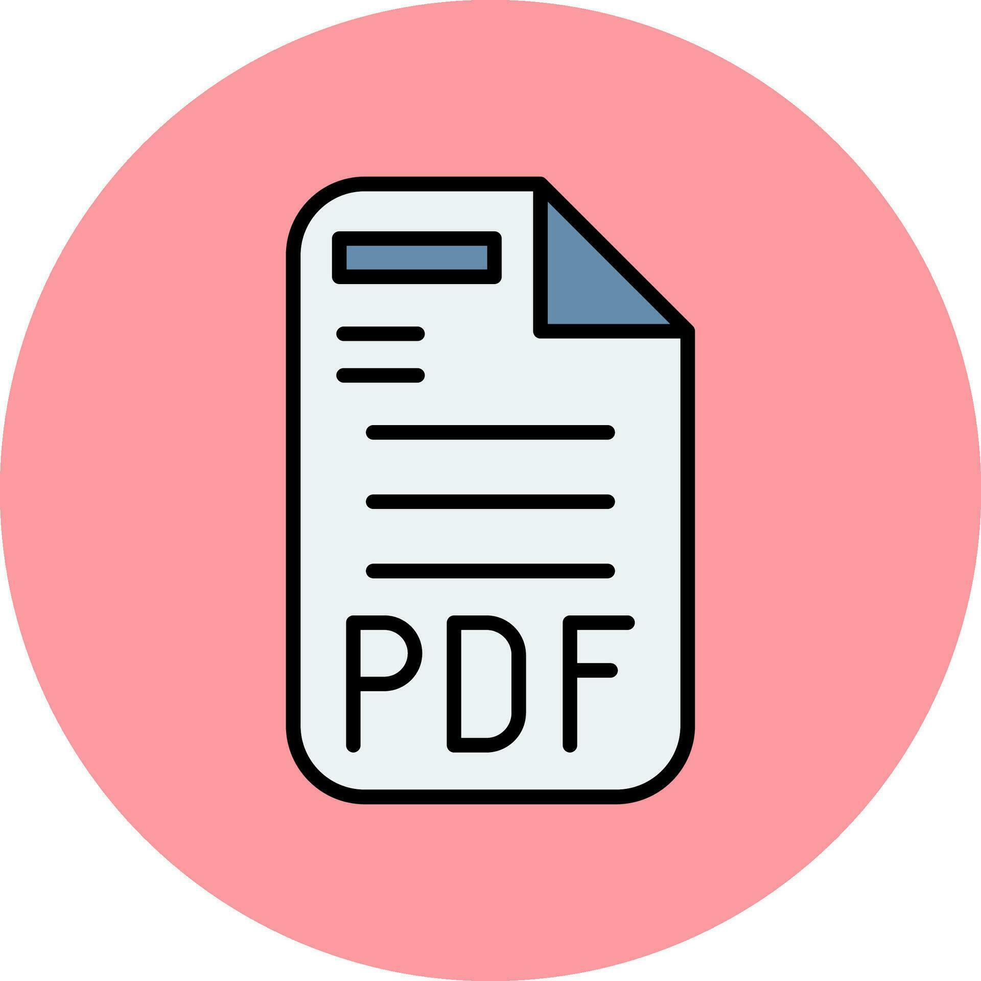 Pdf Vector Icon 32721212 Vector Art at Vecteezy