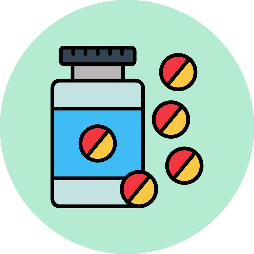 Aspirin Vector Icon