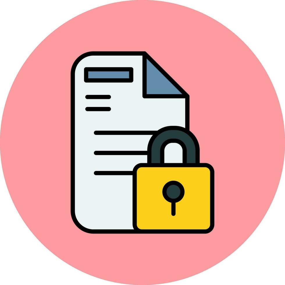 Secure Folder Vector Icon