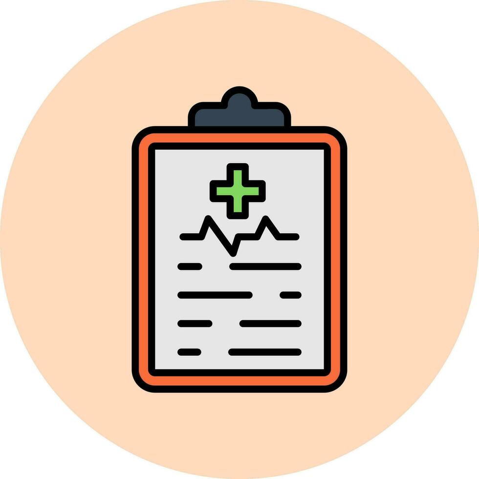 Medical Report Vector Icon