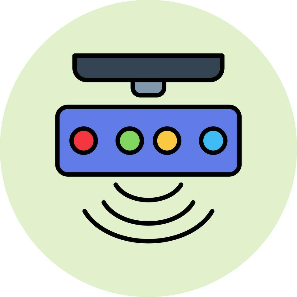 Motion Sensor Vector Icon