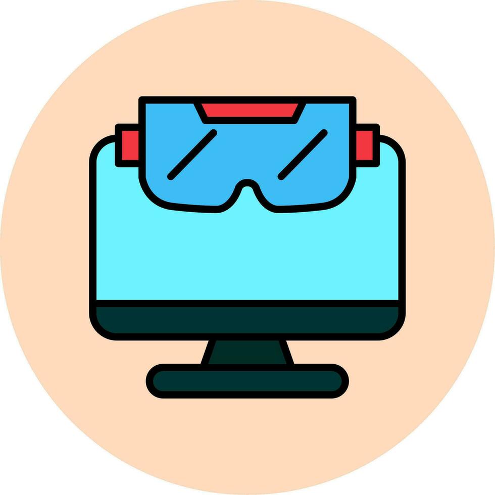 Vr Gaming Vector Icon