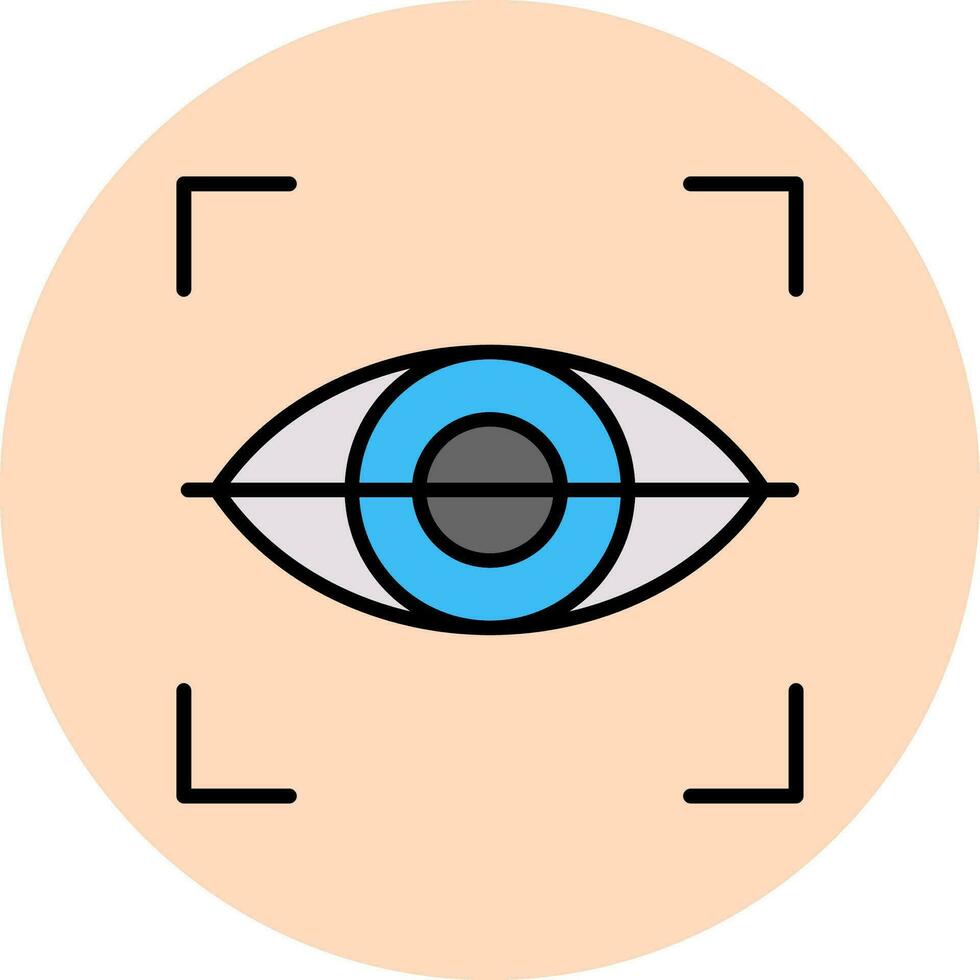 Eye Scan Vector Icon