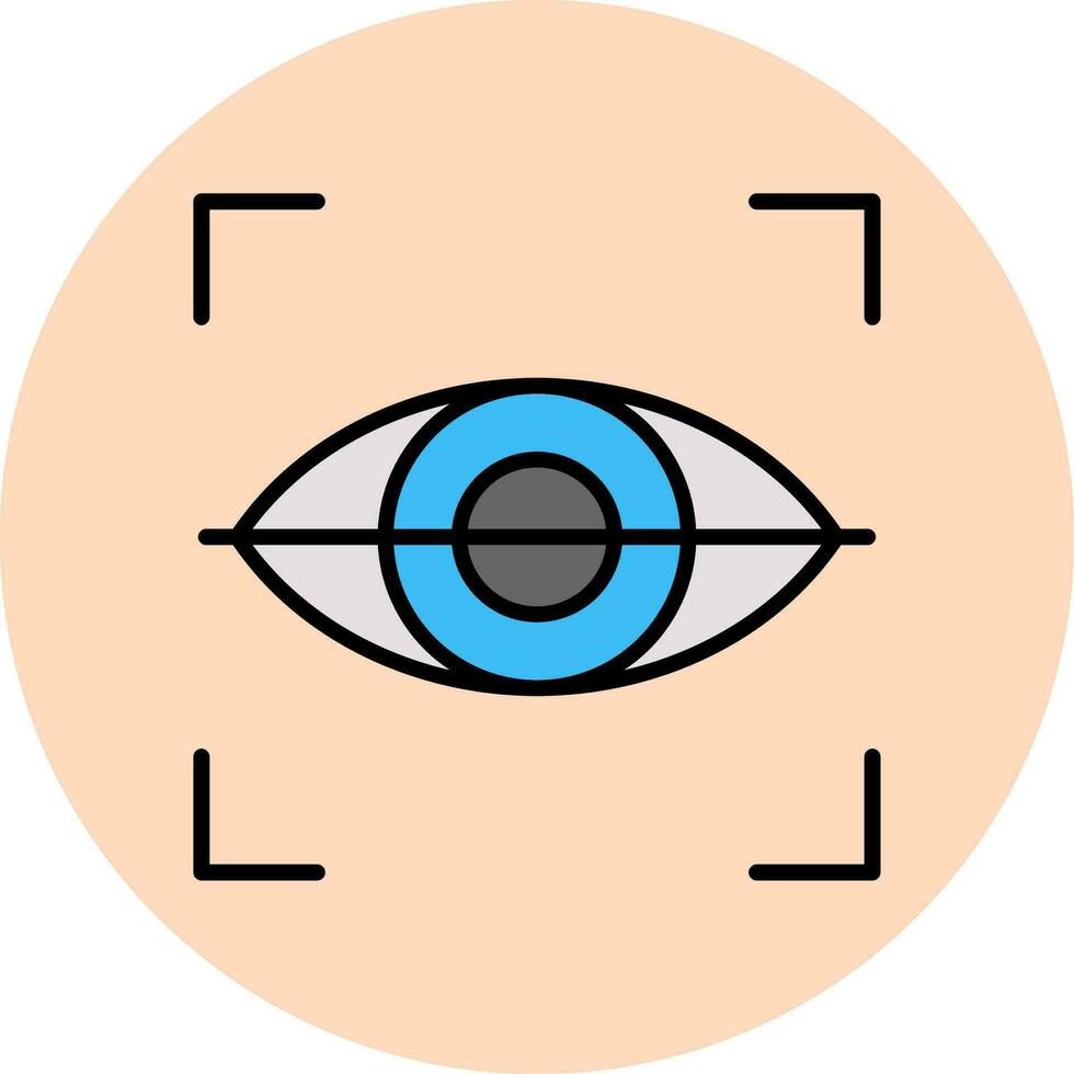 Eye Scan Vector Icon