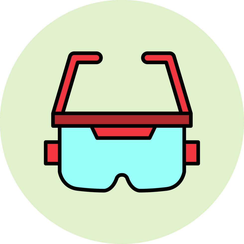 icono de vector de gafas ar