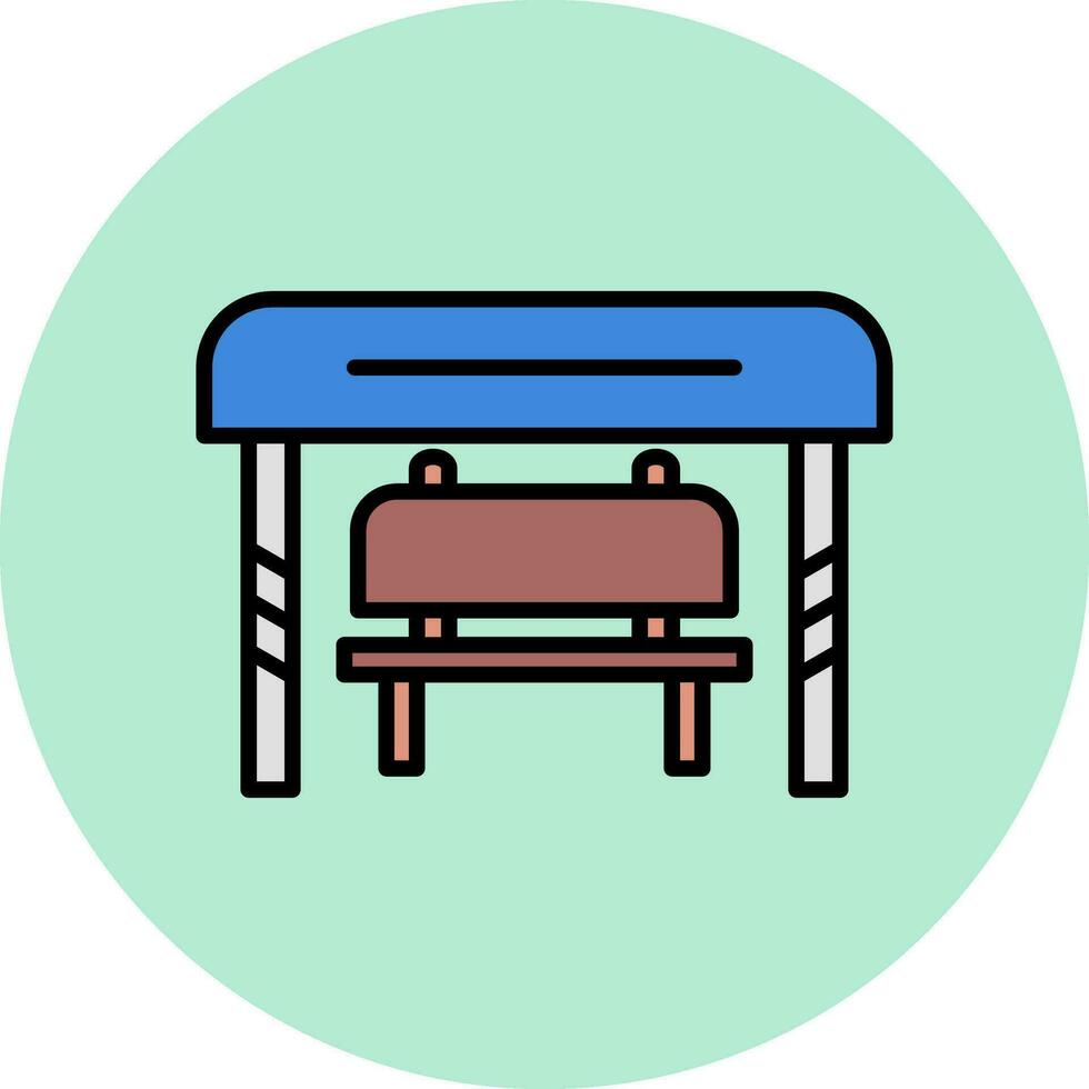 Bus Stop Vector Icon