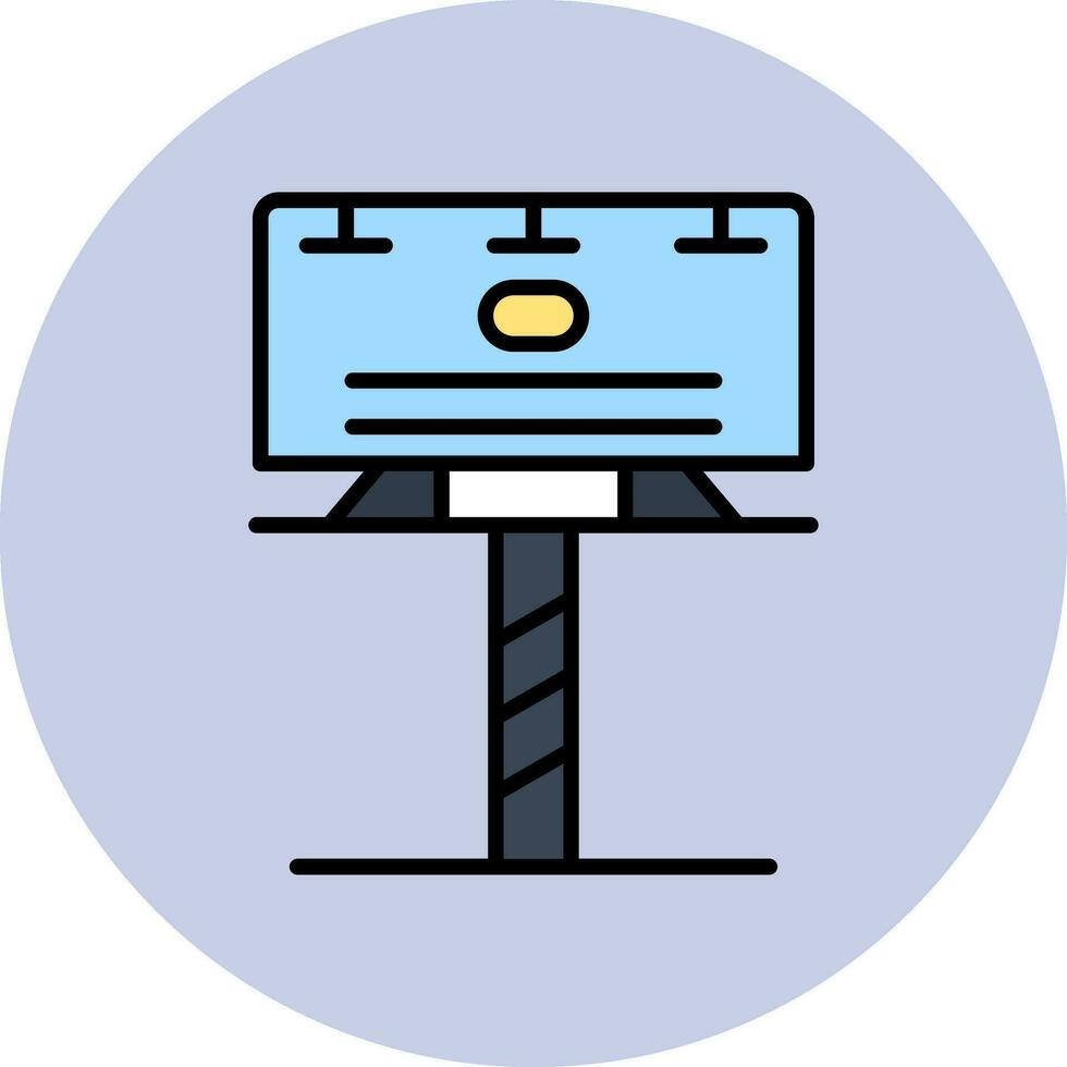 Billboard Vector Icon